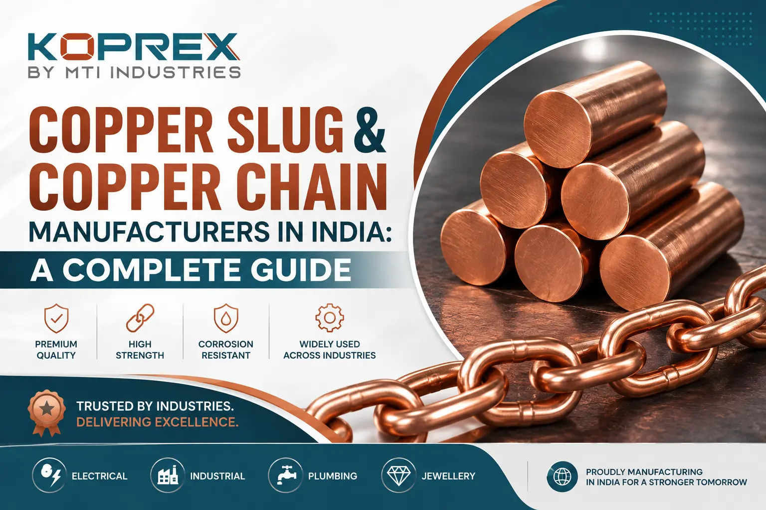 Copper Slug & Copper Chain Manufacturers in India: A Complete Guide